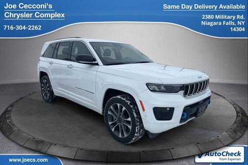 Bright White Clearcoat 2023 Jeep Grand Cherokee 4xe Overland SUV