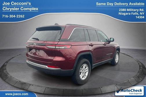Velvet Red Pearlcoat 2025 Jeep Grand Cherokee Laredo
