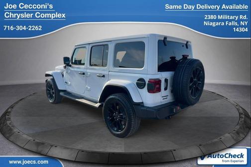 Bright White Clearcoat 2025 Jeep Wrangler 4xe Sahara