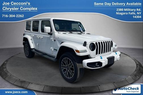 Bright White Clearcoat 2023 Jeep Wrangler 4xe Sahara High Altitude