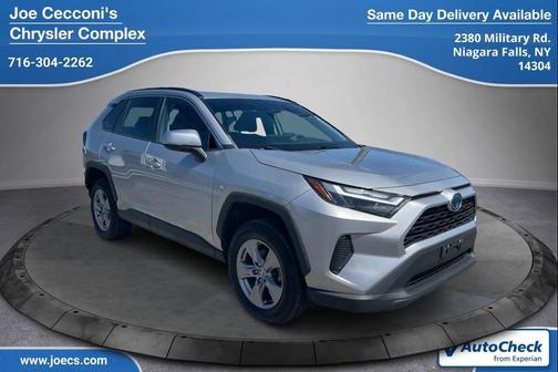Silver Sky Metallic 2022 Toyota RAV4 Hybrid XLE SUV