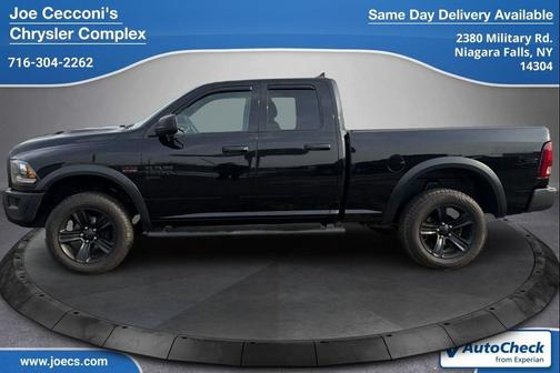 Diamond Black Crystal Pearlcoat 2021 RAM 1500 Classic Warlock Quad Cab 4x4 6'4' Box