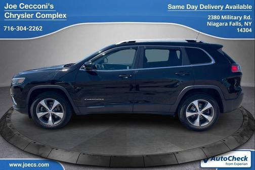Diamond Black Crystal Pearlcoat 2021 Jeep Cherokee Limited