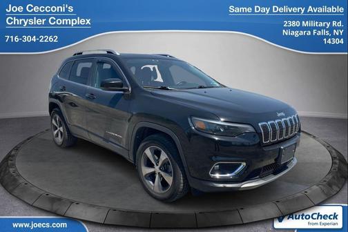 Diamond Black Crystal Pearlcoat 2021 Jeep Cherokee Limited
