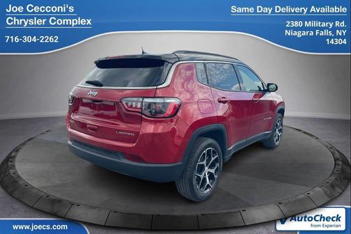 Red Hot Pearlcoat 2024 Jeep Compass Limited