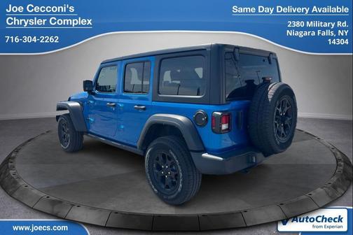 Hydro Blue Pearlcoat 2021 Jeep Wrangler Willys
