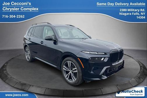 Carbon Black Metallic 2024 BMW X7 M60i