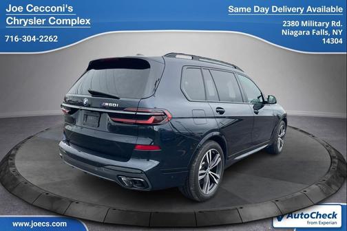 Carbon Black Metallic 2024 BMW X7 M60i