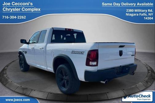 Bright White Clearcoat 2019 RAM 1500 Classic Warlock Quad Cab 4x4 6'4' Box