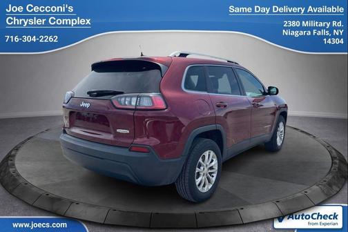 Velvet Red Pearlcoat 2019 Jeep Cherokee Latitude
