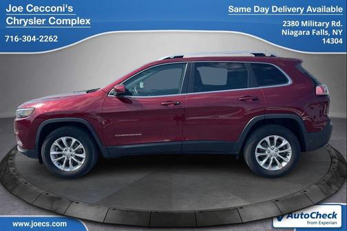 Velvet Red Pearlcoat 2019 Jeep Cherokee Latitude