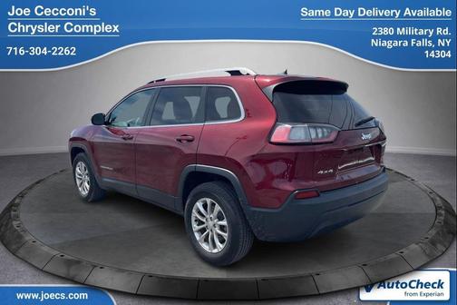 Velvet Red Pearlcoat 2019 Jeep Cherokee Latitude