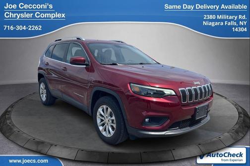Velvet Red Pearlcoat 2019 Jeep Cherokee Latitude
