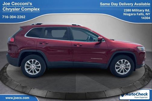 Velvet Red Pearlcoat 2019 Jeep Cherokee Latitude