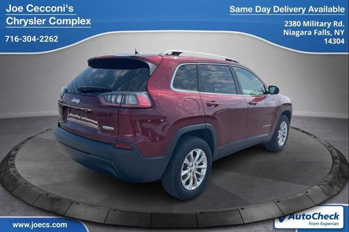 Velvet Red Pearlcoat 2019 Jeep Cherokee Latitude