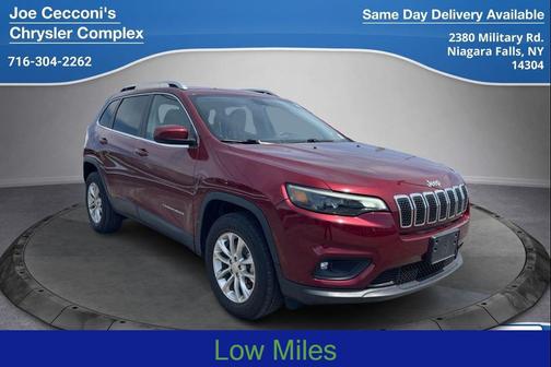 Velvet Red Pearlcoat 2019 Jeep Cherokee Latitude