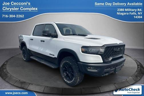 Bright White Clearcoat 2025 RAM 1500 Rebel