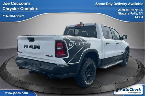 Bright White Clearcoat 2025 RAM 1500 Rebel