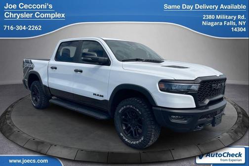 Bright White Clearcoat 2025 RAM 1500 Rebel