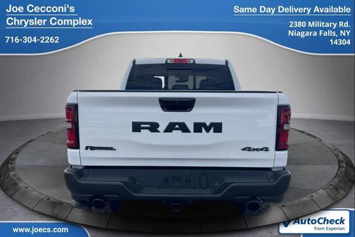 Bright White Clearcoat 2025 RAM 1500 Rebel