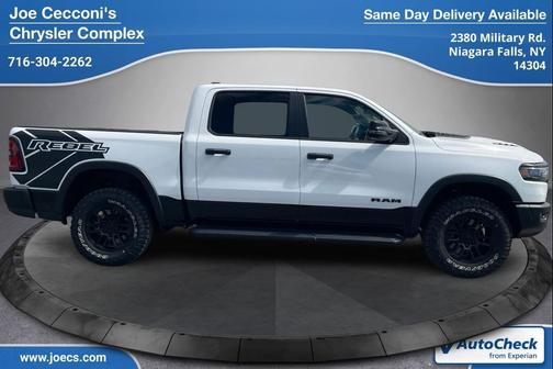 Bright White Clearcoat 2025 RAM 1500 Rebel