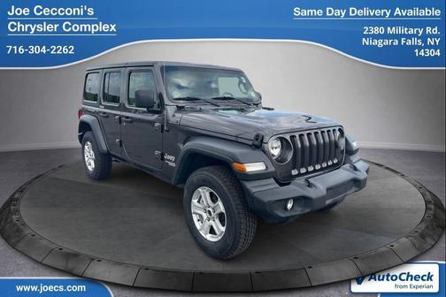 Granite Crystal Metallic Clearcoat 2019 Jeep Wrangler Unlimited Sport