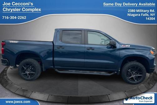Northsky Blue Metallic 2022 Chevrolet Silverado 1500 Custom Trail Boss