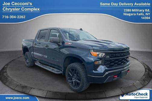 Northsky Blue Metallic 2022 Chevrolet Silverado 1500 Custom Trail Boss