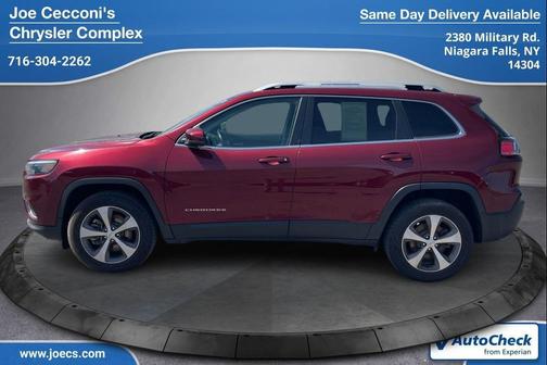 Velvet Red Pearlcoat 2021 Jeep Cherokee Limited