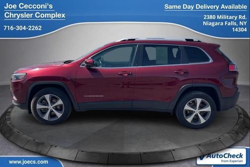 Velvet Red Pearlcoat 2021 Jeep Cherokee Limited