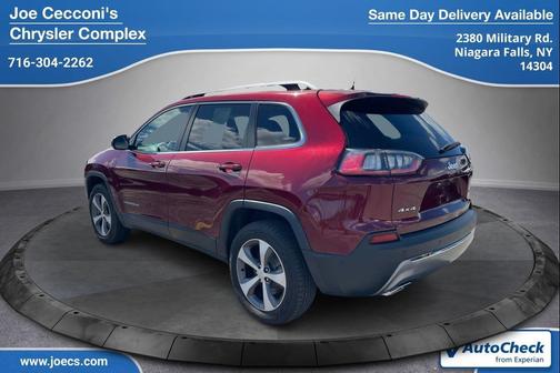 Velvet Red Pearlcoat 2021 Jeep Cherokee Limited