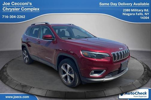 Velvet Red Pearlcoat 2021 Jeep Cherokee Limited
