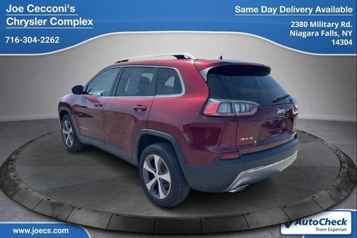 Velvet Red Pearlcoat 2021 Jeep Cherokee Limited