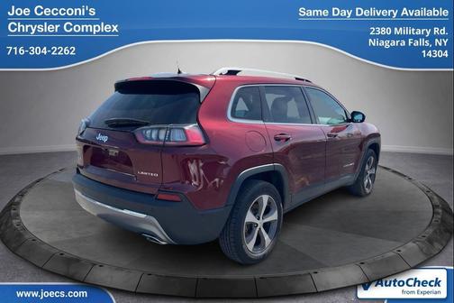 Velvet Red Pearlcoat 2021 Jeep Cherokee Limited