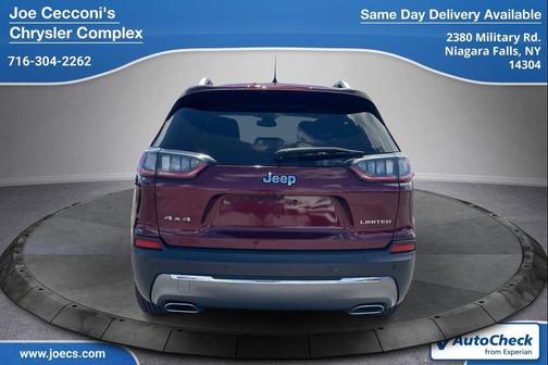 Velvet Red Pearlcoat 2021 Jeep Cherokee Limited
