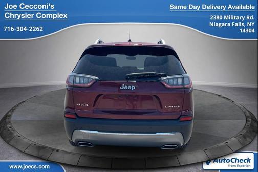 Velvet Red Pearlcoat 2021 Jeep Cherokee Limited