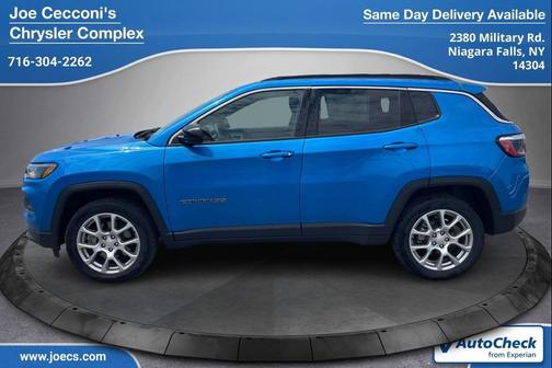Hydro Blue Pearlcoat 2024 Jeep Compass Latitude Lux