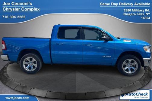 Hydro Blue Pearlcoat 2022 RAM 1500 Big Horn/Lone Star