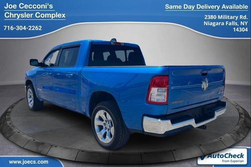 Hydro Blue Pearlcoat 2022 RAM 1500 Big Horn/Lone Star