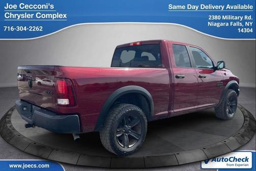 Delmonico Red Pearlcoat 2021 RAM 1500 Classic Warlock Quad Cab 4x4 6'4' Box