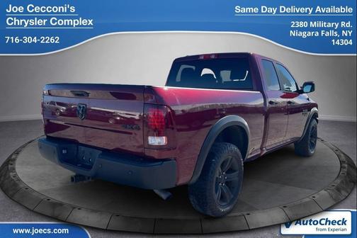 Delmonico Red Pearlcoat 2021 RAM 1500 Classic Warlock Quad Cab 4x4 6'4' Box