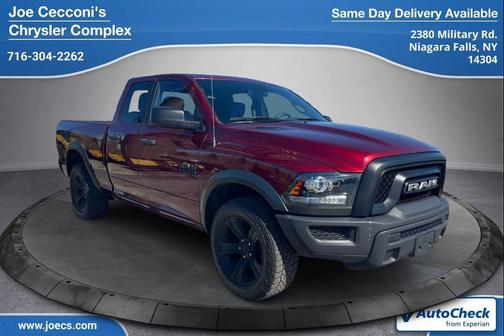Delmonico Red Pearlcoat 2021 RAM 1500 Classic Warlock Quad Cab 4x4 6'4' Box Truck