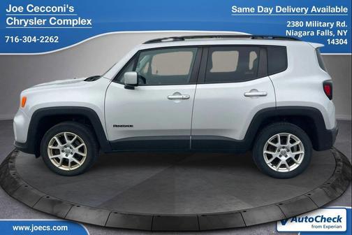Glacier Metallic Clearcoat 2021 Jeep Renegade Latitude