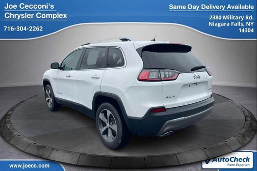 Bright White Clearcoat 2019 Jeep Cherokee Limited
