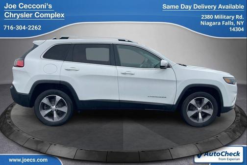 Bright White Clearcoat 2019 Jeep Cherokee Limited