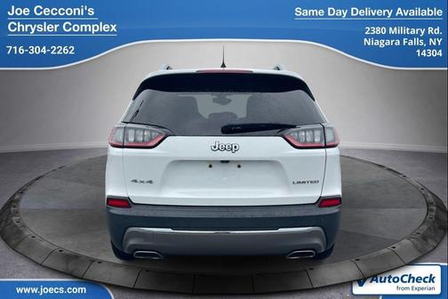 Bright White Clearcoat 2019 Jeep Cherokee Limited