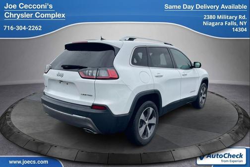 Bright White Clearcoat 2019 Jeep Cherokee Limited