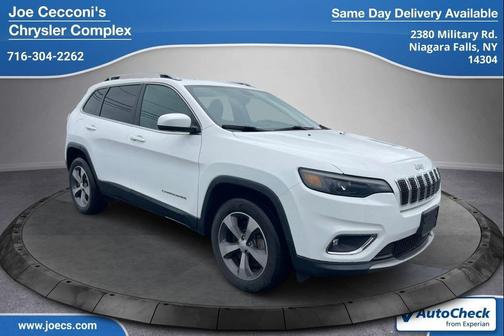 Bright White Clearcoat 2019 Jeep Cherokee Limited