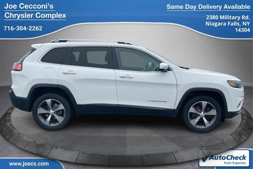 Bright White Clearcoat 2019 Jeep Cherokee Limited
