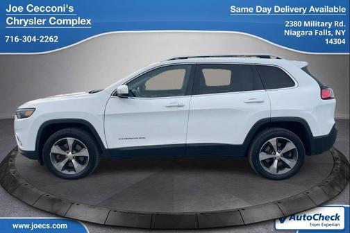 Bright White Clearcoat 2020 Jeep Cherokee Limited